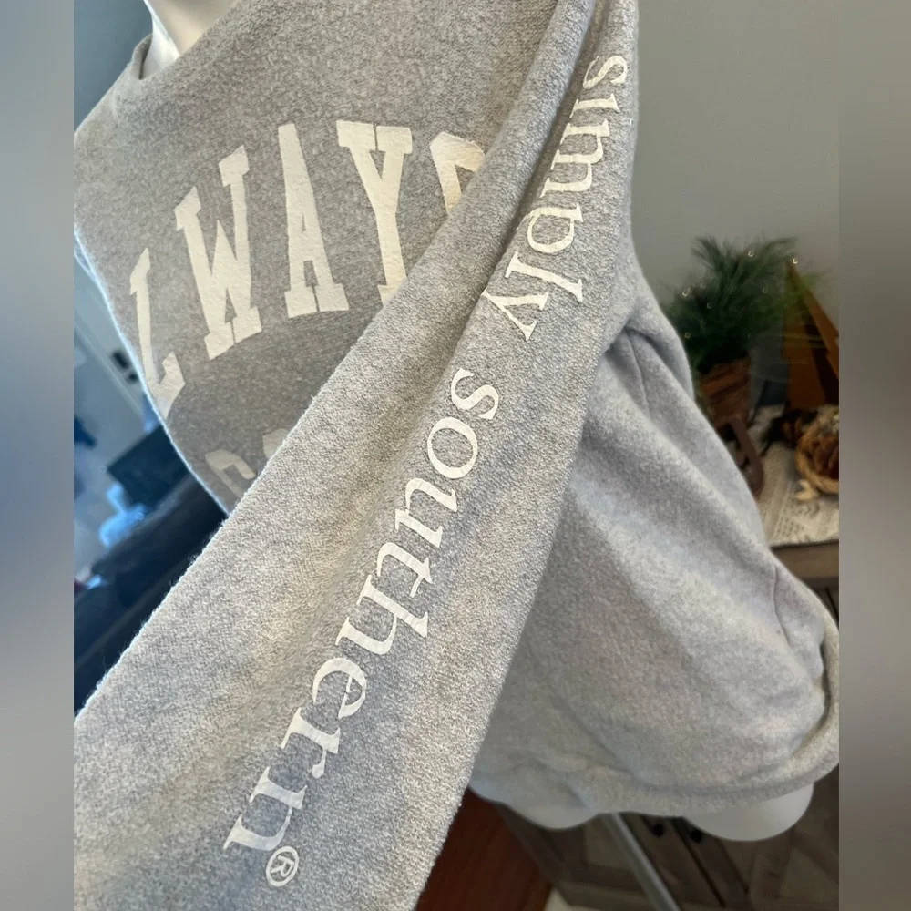Simply Southern vintage Always Cold grey sweatshirt